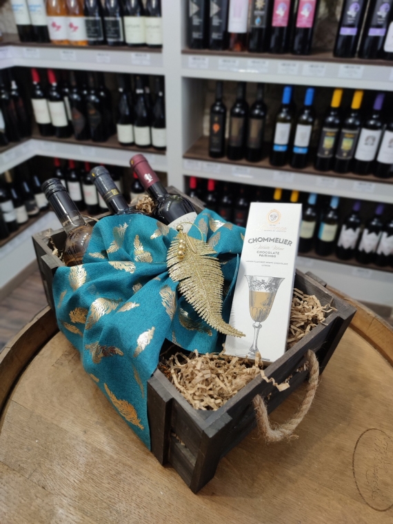 Ξύλινο Καφάσι 3 φιαλών